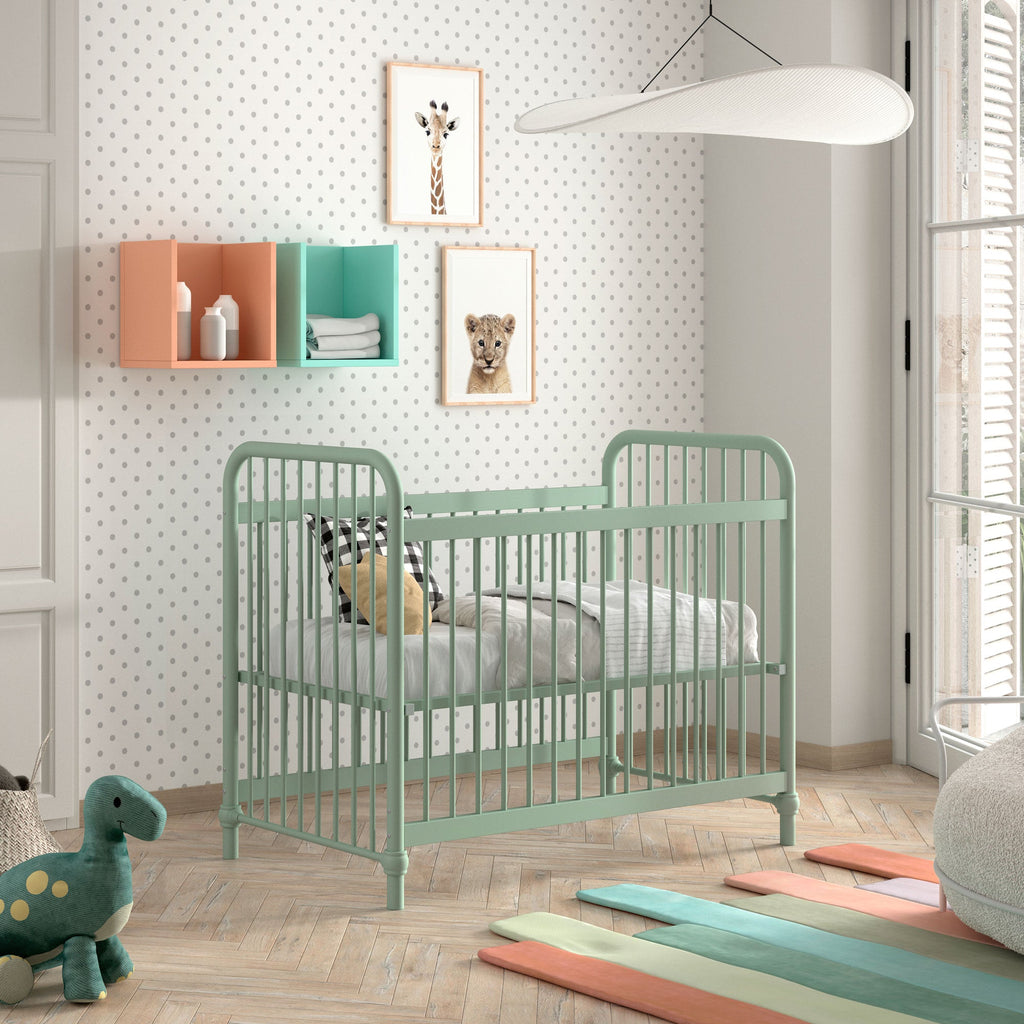 Metal cot bed discount