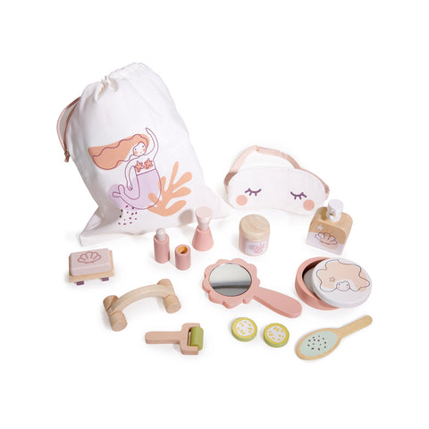 Spa Retreat Set Wooden Toy by Tender Leaf Toys, available at Bobby Rabbit. Free UK Delivery over £75