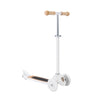 Banwood Scooter in white, available at Bobby Rabbit. Free UK Delivery over £75