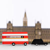 Candycar mini wooden London Taxi and London Busby Candylab, available at Bobby Rabbit. Free UK Delivery over £75