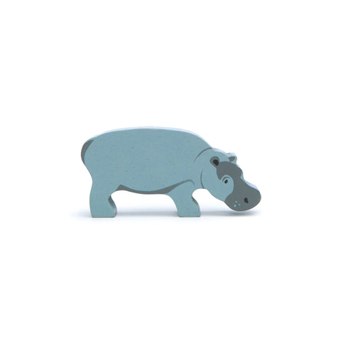 Little Wooden Hippo Toy, designed by Tender Leaf Toys and available at Bobby Rabbit. Free UK Delivery over £75