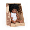 Miniland Toddler Girl Doll 38cm - Black, available at Bobby Rabbit. Free UK Delivery over £75