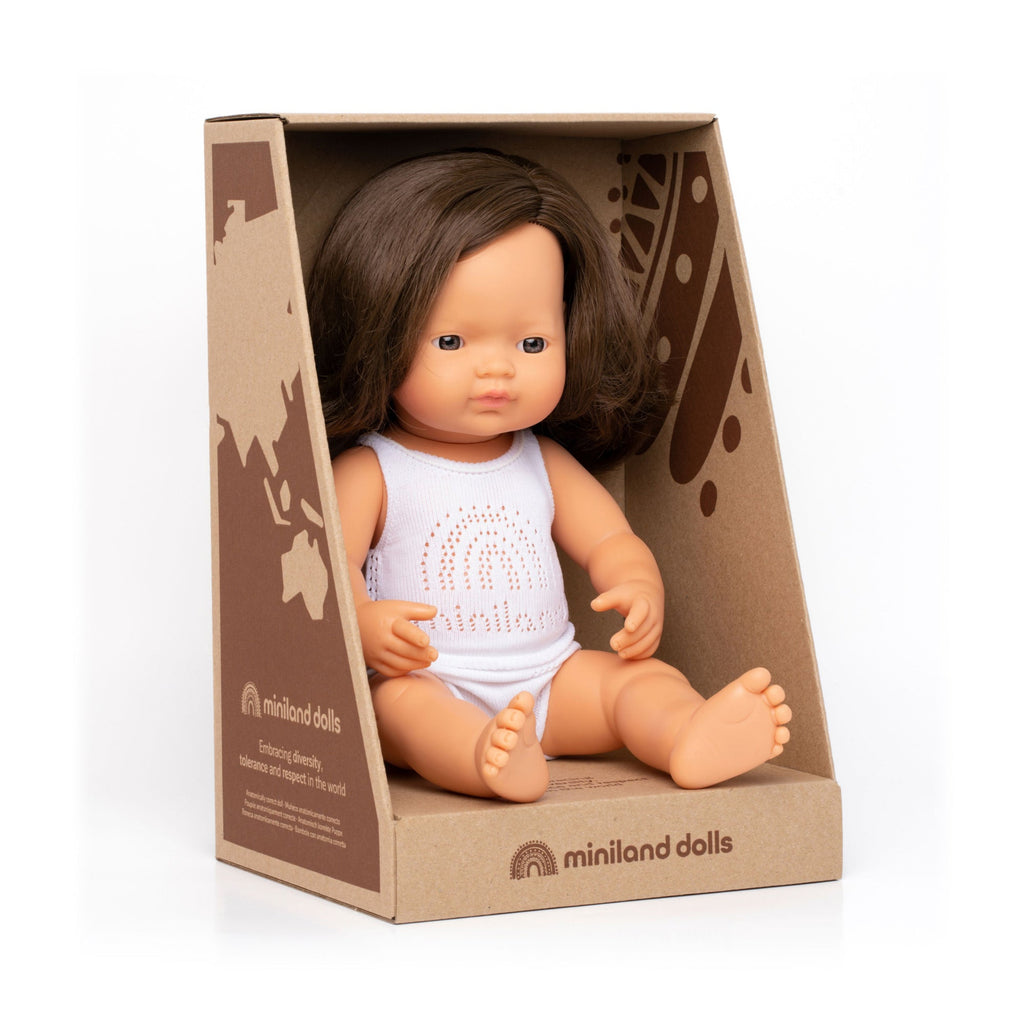Doll with brown hair new arrivals
