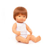 Miniland Toddler Boy Doll 38cm - Caucasian Red Hair, available at Bobby Rabbit. Free UK Delivery over £75