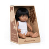 Miniland Toddler Girl Doll 38cm - Hispanic, available at Bobby Rabbit. Free UK Delivery over £75
