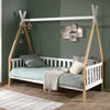 Tipi Bed with Legs and Rail Single Size, available at Bobby Rabbit. Free UK Delivery over £75