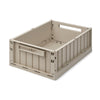 Liewood Weston Large Storage Crate with Lid - Sandy, available at Bobby Rabbit. Free UK Delivery over £75