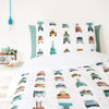 Work Vehicles Children's Bedding Set by Studio Ditte, available at Bobby Rabbit. Free UK Delivery over £75