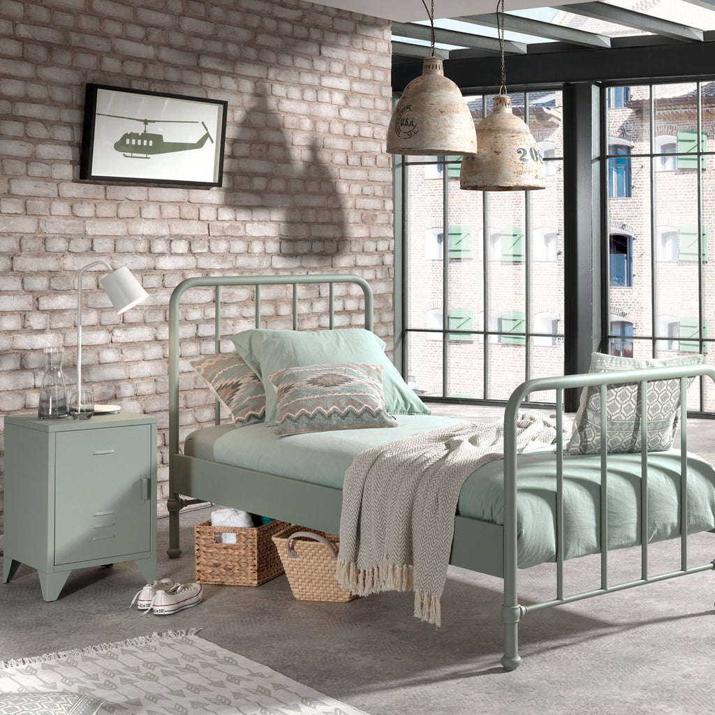 Olive green deals bedside table