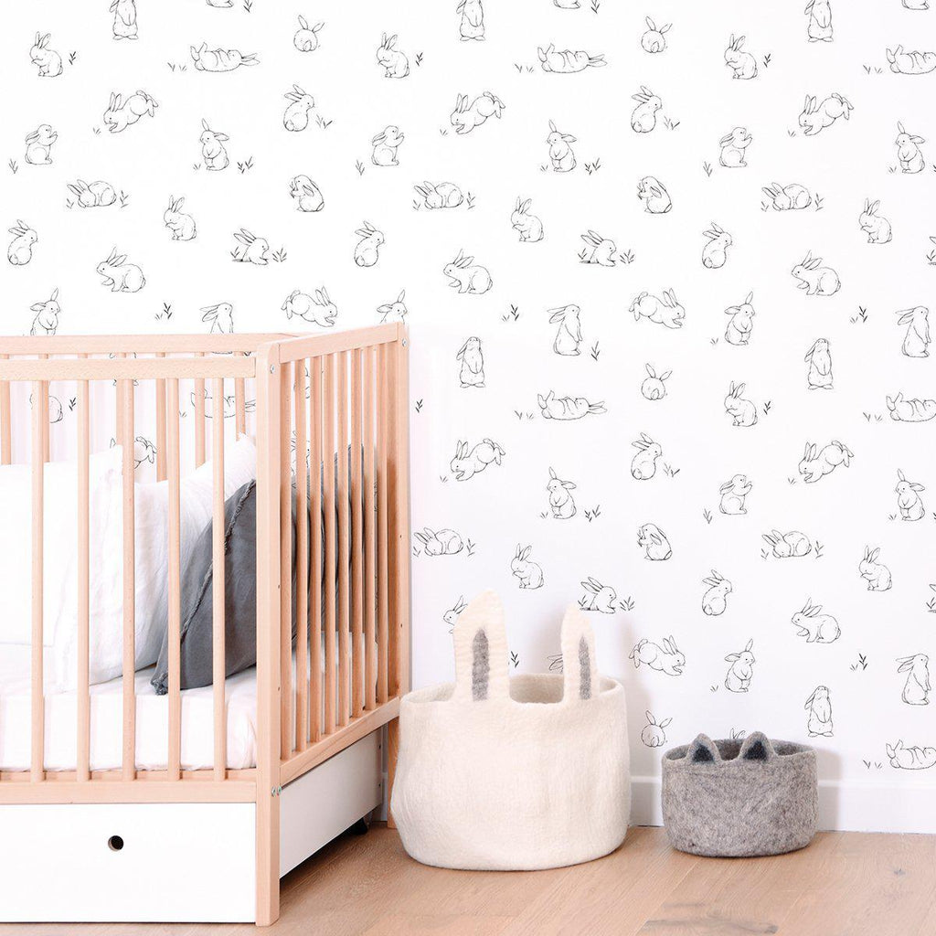 Bunnies Wallpaper | DS - Wallpaper | Lilipinso | Bobby Rabbit