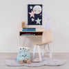 Children's Desk and Chair Set, with Joseph Bunny Lamp, Toys and Accessories, styled by Bobby Rabbit.