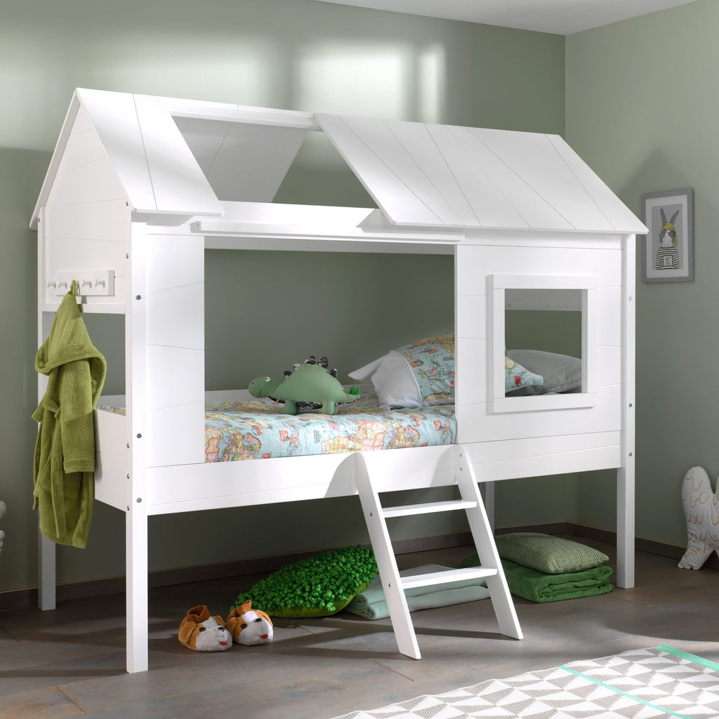 My Den Cabin Bed White Single Size DS Children s Bed