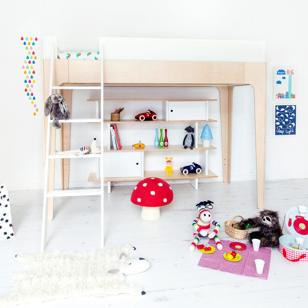Perch Loft Bed Birch DS Children s Loft Bed Oeuf Nyc Bobby