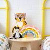 Tiger Lamp, Rainbow Lamp and Superhero Toys and Dress Up Sets, styled by Bobby Rabbit.