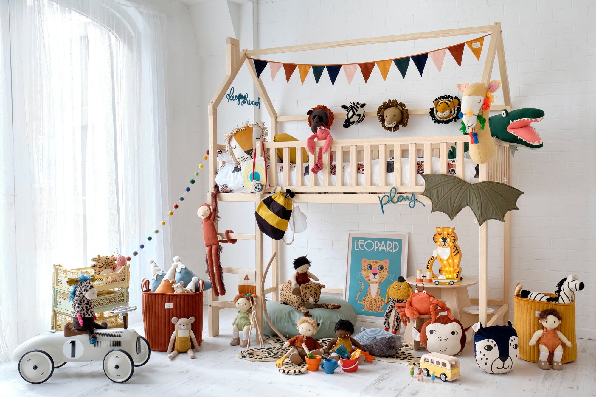 GO WILD WITH OUR MAGICAL COLLECTION OF TOYS AND INTERIORS FOR CHILDREN.