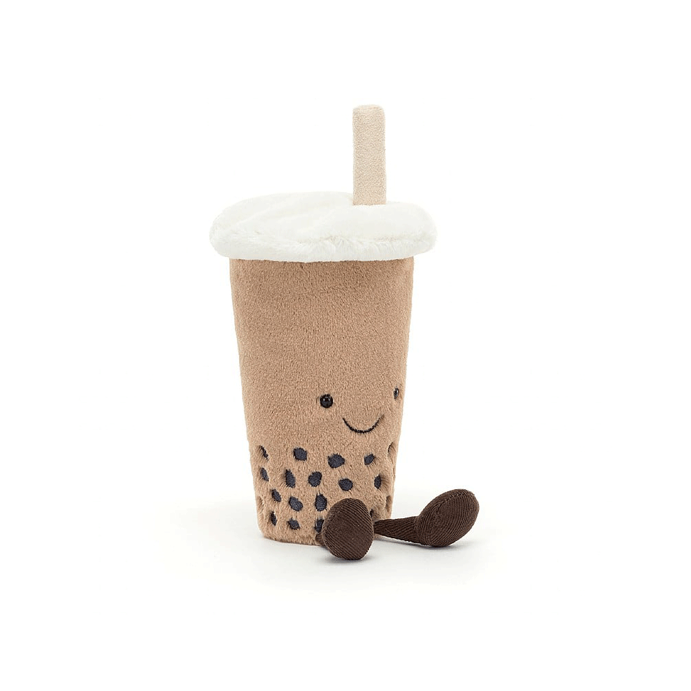 Amuseable Bubble Tea Soft Toy, designed and made by Jellycat and available at Bobby Rabbit. Free UK Delivery over £75