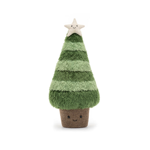 Amuseable Nordic Spruce Christmas Tree Soft Toy, designed and made by Jellycat and available at Bobby Rabbit. Free UK Delivery over £75