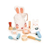 Bunny Makeup Set Wooden Toy by Mentari, available at Bobby Rabbit. Free UK Delivery over £75