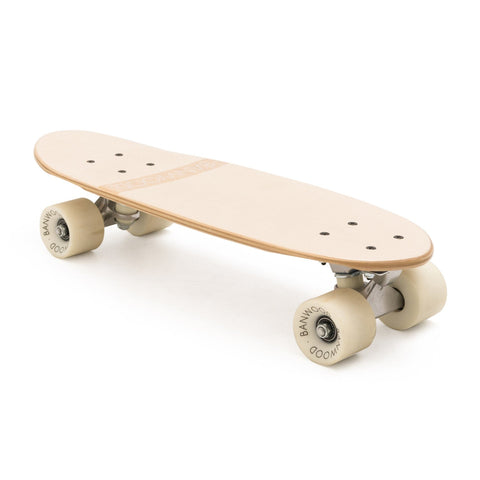 Banwood Skateboard in cream, available at Bobby Rabbit. Free UK Delivery over £75
