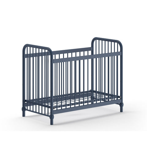 'Bronx' Cot - Matt Blue Denim by DS - Children's Bed from Vipack available at Bobby Rabbit