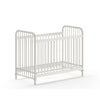 'Bronx' Matt White Metal Baby Cot by Vipack, available at Bobby Rabbit. Free UK Delivery over £75