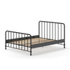 'Bronx' Matt Black Metal Double and King Size Bed by Vipack, available at Bobby Rabbit. Free UK Delivery over £75