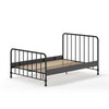 'Bronx' Matt Black Metal Double and King Size Bed by Vipack, available at Bobby Rabbit. Free UK Delivery over £75