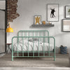 'Bronx' Matt Olive Green Metal Double and King Size Bed by Vipack, available at Bobby Rabbit. Free UK Delivery over £75