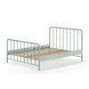 'Bronx' Matt Olive Green Metal Double and King Size Bed by Vipack, available at Bobby Rabbit. Free UK Delivery over £75