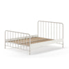 'Bronx' Matt Olive Green Metal Double and King Size Bed by Vipack, available at Bobby Rabbit. Free UK Delivery over £75