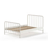 'Bronx' Matt Olive Green Metal Double and King Size Bed by Vipack, available at Bobby Rabbit. Free UK Delivery over £75