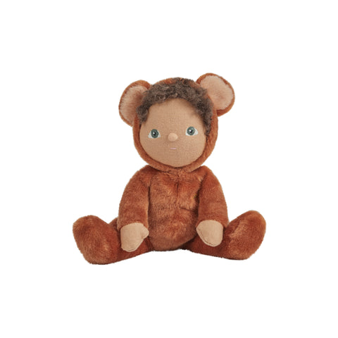 Dinky Dinkum Doll Bobby Bear by Olli Ella, available at Bobby Rabbit. Free UK Delivery over £75