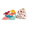 Happy Stacking Dinosaurs Wooden Toy by Mentari, available at Bobby Rabbit. Free UK Delivery over £75