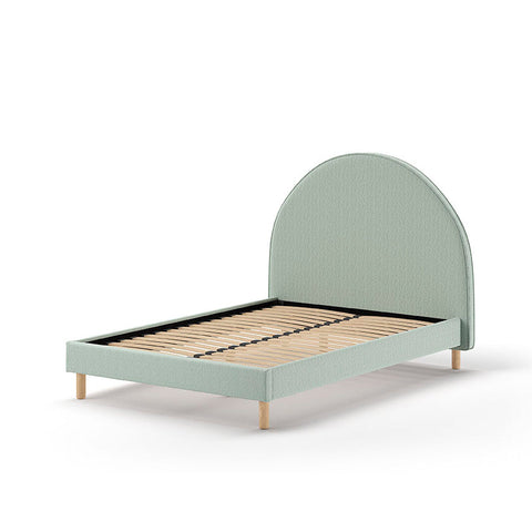 'Moon' Boucle Double Bed Green by Vipack, available at Bobby Rabbit. Free UK Delivery over £75