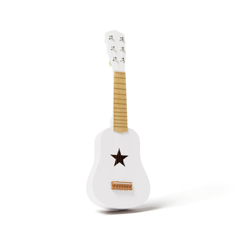 White Guitar by Kids Concept, available at Bobby Rabbit.