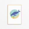 Whale Print by Born Lucky, created exclusively for Bobby Rabbit.