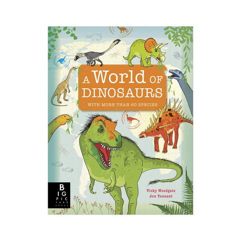 A World of Dinosaurs, available at Bobby Rabbit. Free UK Delivery over £75