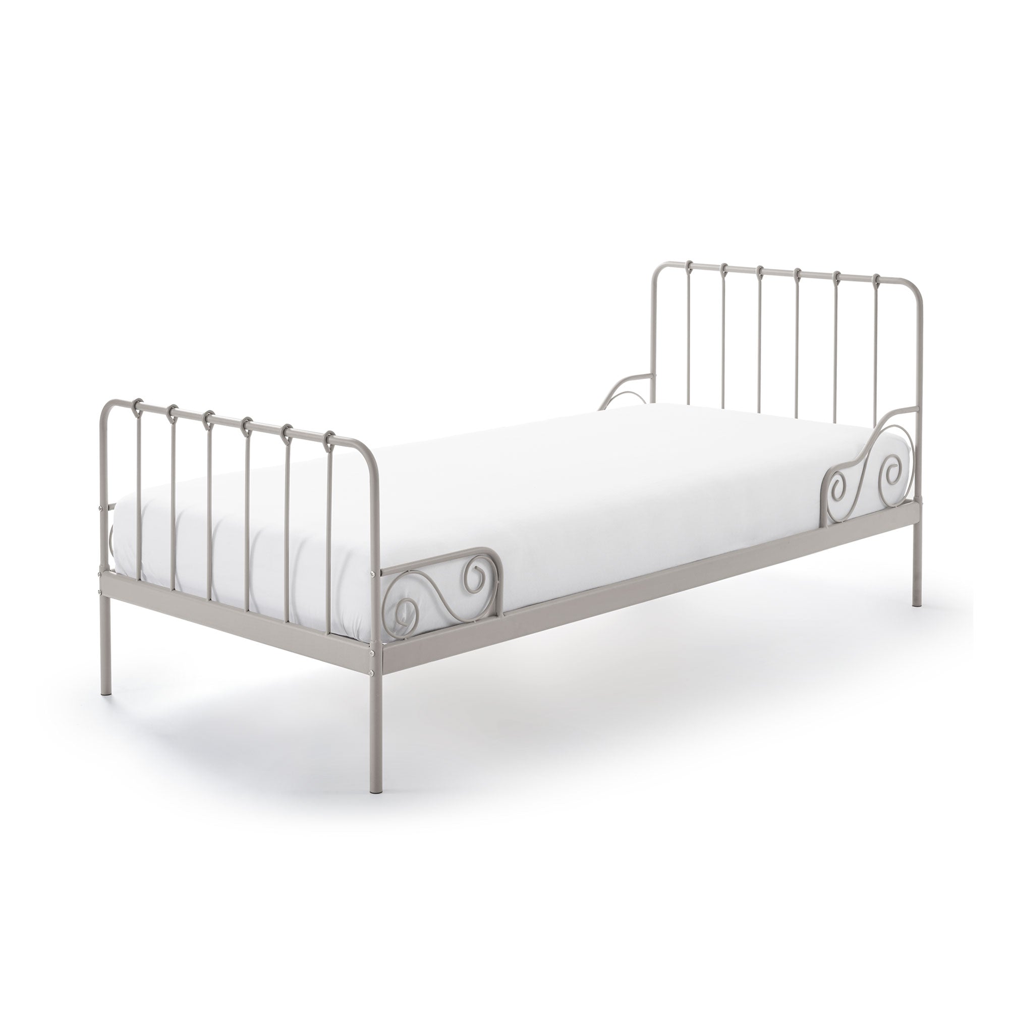 Alice Metal Bed Elephant Grey DS Children s Bed Vipack