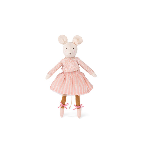 Ballerina Anna Mouse by Moulin Roty, available at Bobby Rabbit. Free UK Delivery over £75