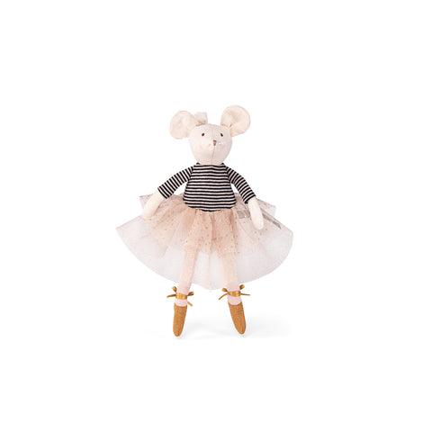 Ballerina Suzie Mouse by Moulin Roty, available at Bobby Rabbit. Free UK Delivery over £75