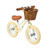 Banwood 'First Go!' Balance Bike in Bonton cream pattern, available at Bobby Rabbit. Free UK Delivery over £75