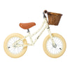 Banwood 'First Go!' Balance Bike in Bonton cream pattern, available at Bobby Rabbit. Free UK Delivery over £75
