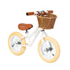 Banwood 'First Go!' Balance Bike in Marest white pattern, available at Bobby Rabbit. Free UK Delivery over £75