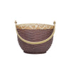 Small Blossom Basket in Berry by Olli Ella, available at Bobby Rabbit. Free UK Delivery over £75
