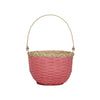 Small Blossom Basket in Raspberry by Olli Ella, available at Bobby Rabbit. Free UK Delivery over £75