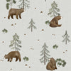 Brown Bears Wallpaper by Lilipinso, available at Bobby Rabbit. Free UK Delivery over £75
