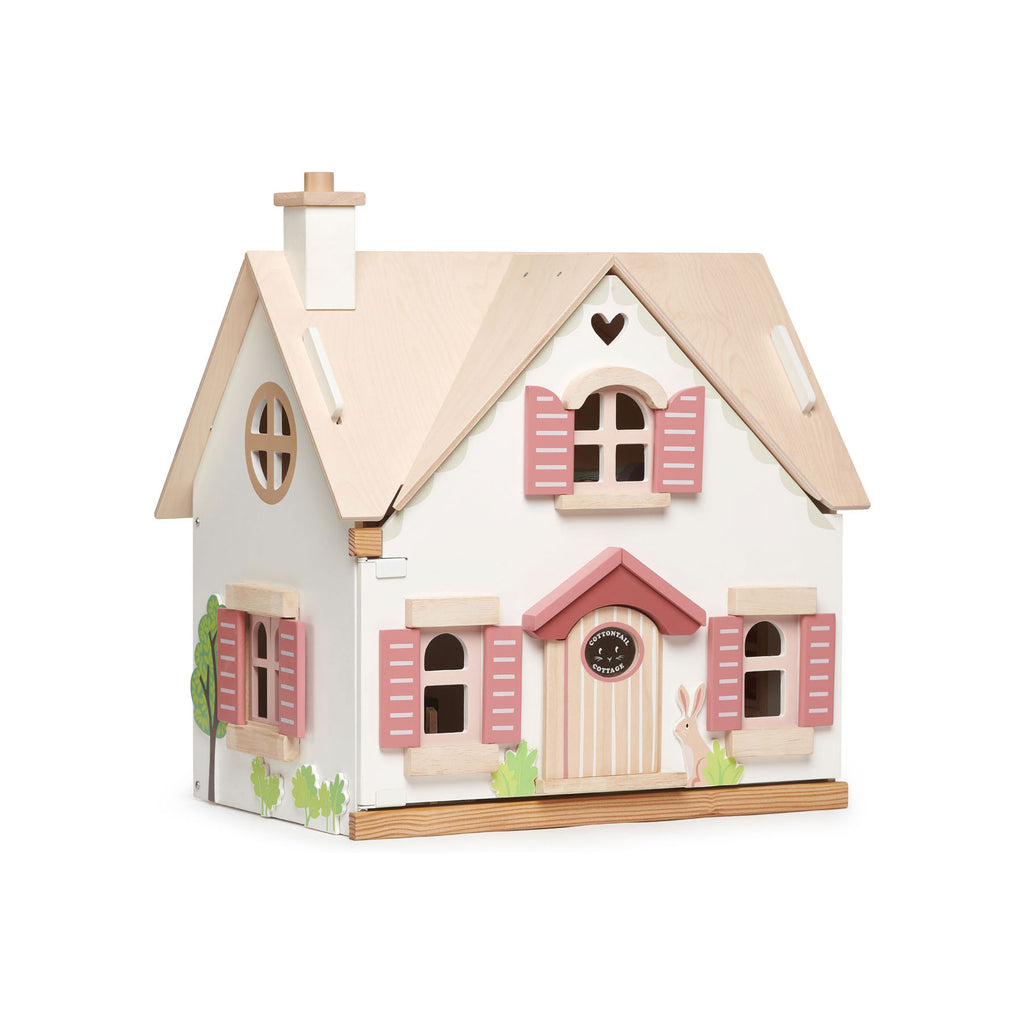 Cottontail Cottage Dolls House by Tenderleaf Toys, available at Bobby Rabbit. Free UK Delivery over £75