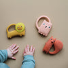Donna Wilson Teething Toys by Oli and Carol, available at Bobby Rabbit.