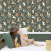 Forest Animals Wallpaper by Lilipinso, available at Bobby Rabbit. Free UK Delivery over £75