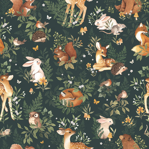Forest Animals Wallpaper by Lilipinso, available at Bobby Rabbit. Free UK Delivery over £75